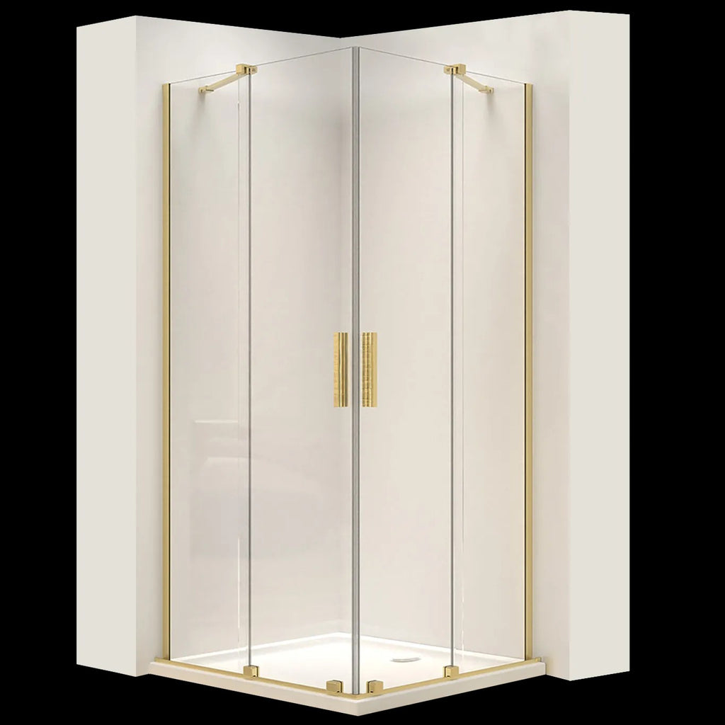 Sprchová kabína REA Montana Double Gold Brush 90x90  8
