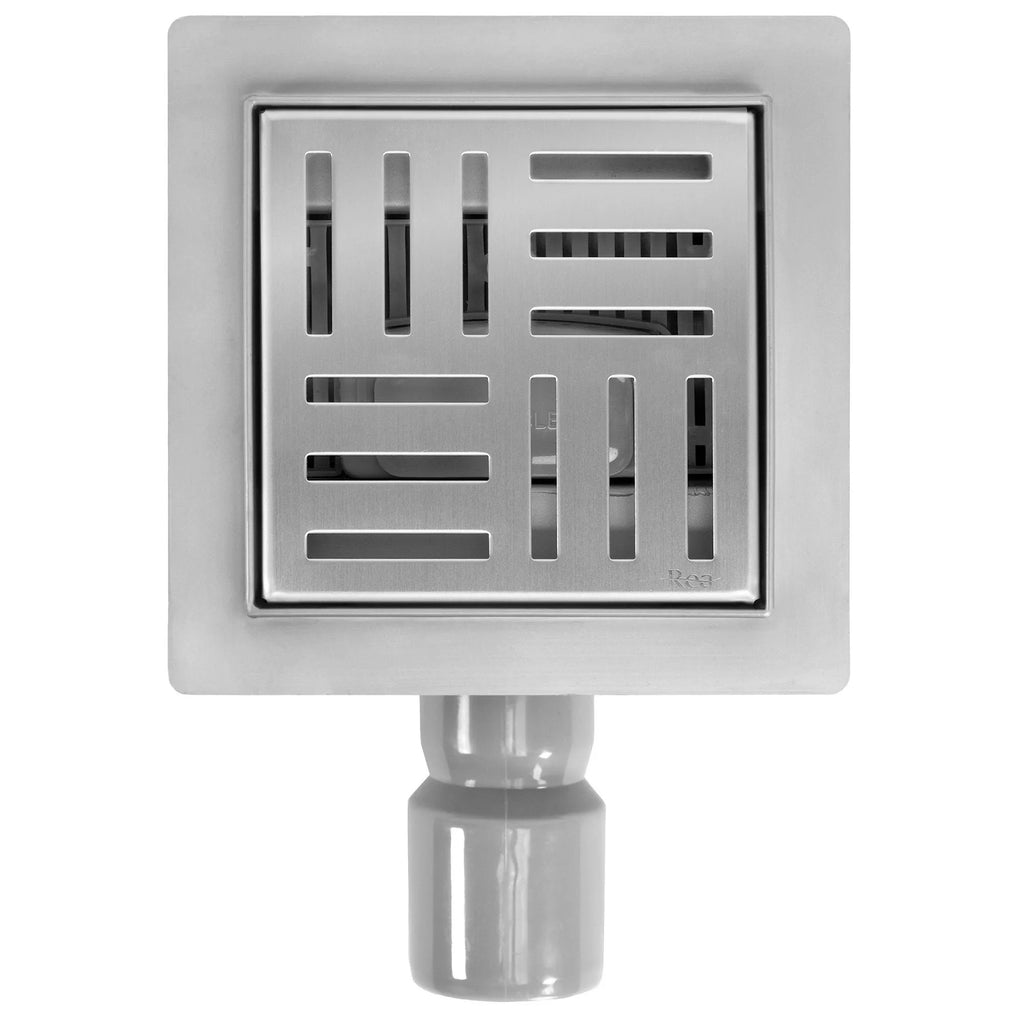 Odtokový žľab REA CROSS Nickel Brush 12x12  8