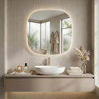 Zrkadlo LED 70x70cm TOP  8
