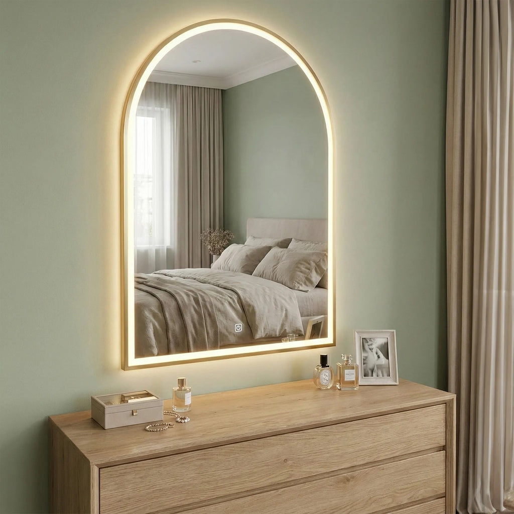 Zrkadlo LED 60x100cm DART GOLD  8