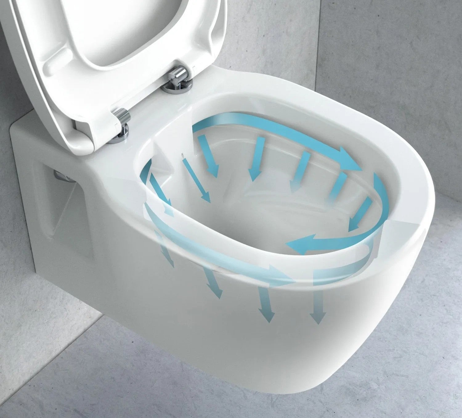 Sada WC misa + bidet CARTER WHITE, ZÁVESNÁ  8