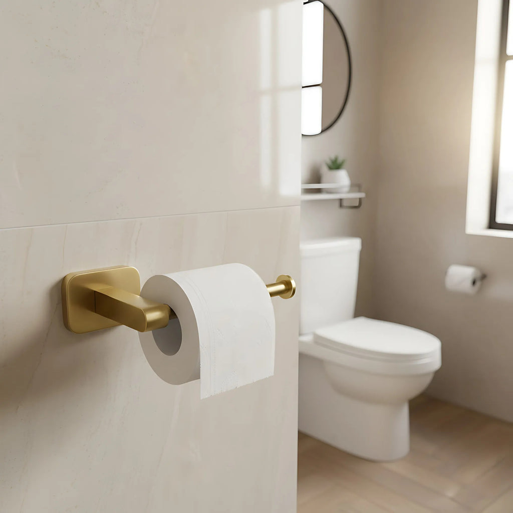 Držiak na toaletný papier 5909 Nico Brush Gold  8