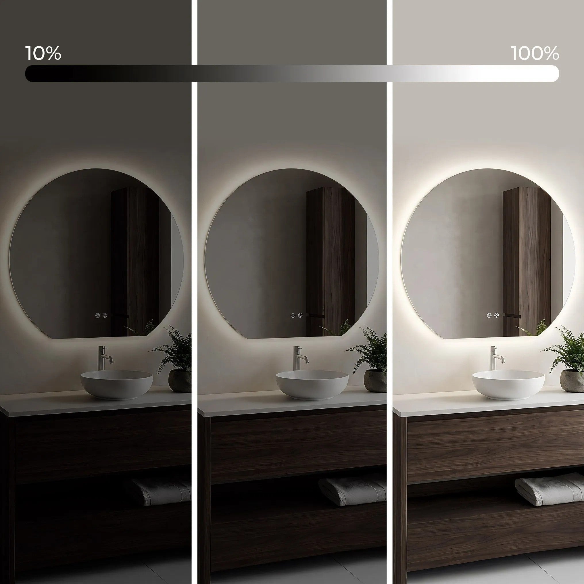 Zrkadlo LED 80cm Fabio  8
