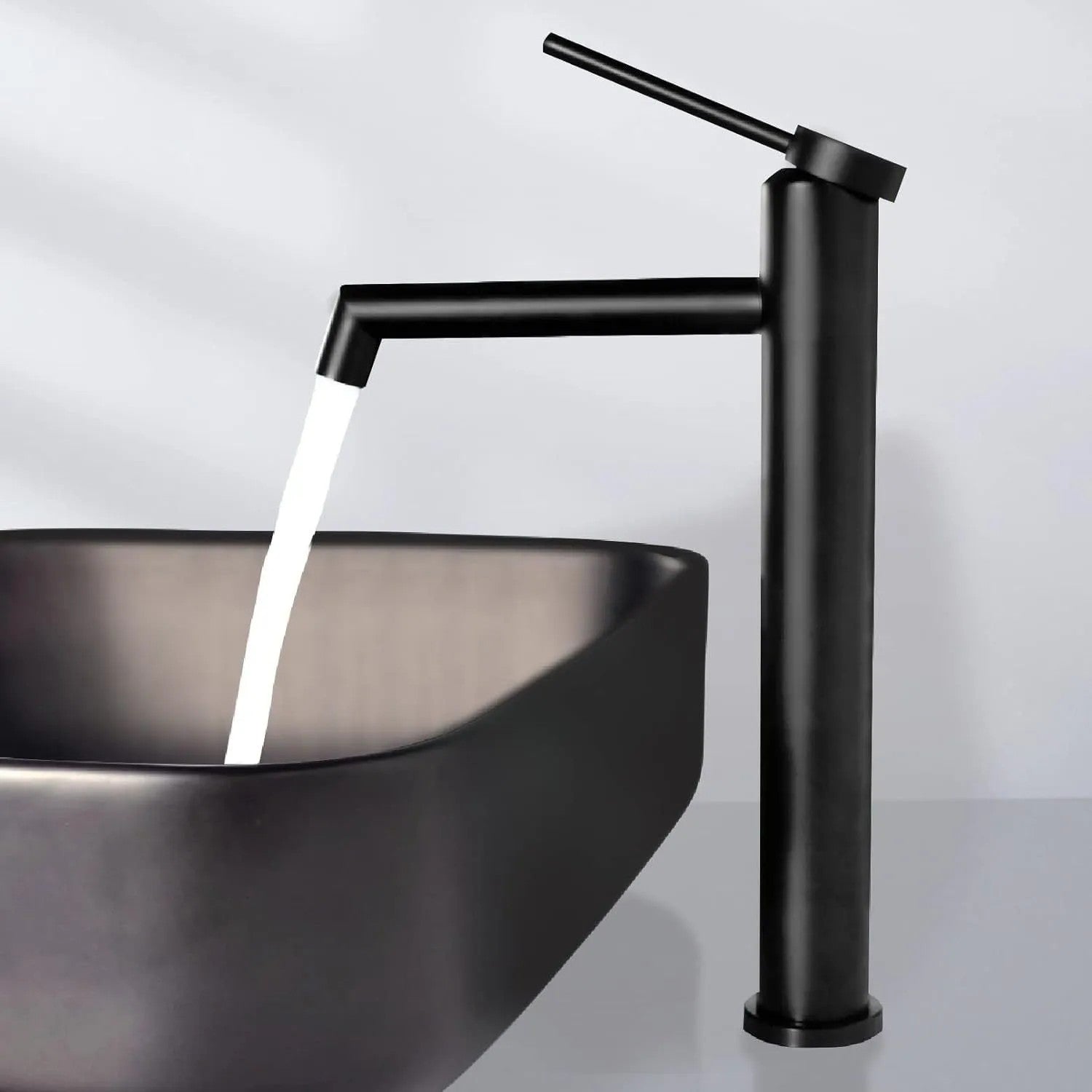 Rea Foss BLACK Matt High umývadlová batéria čierna  8