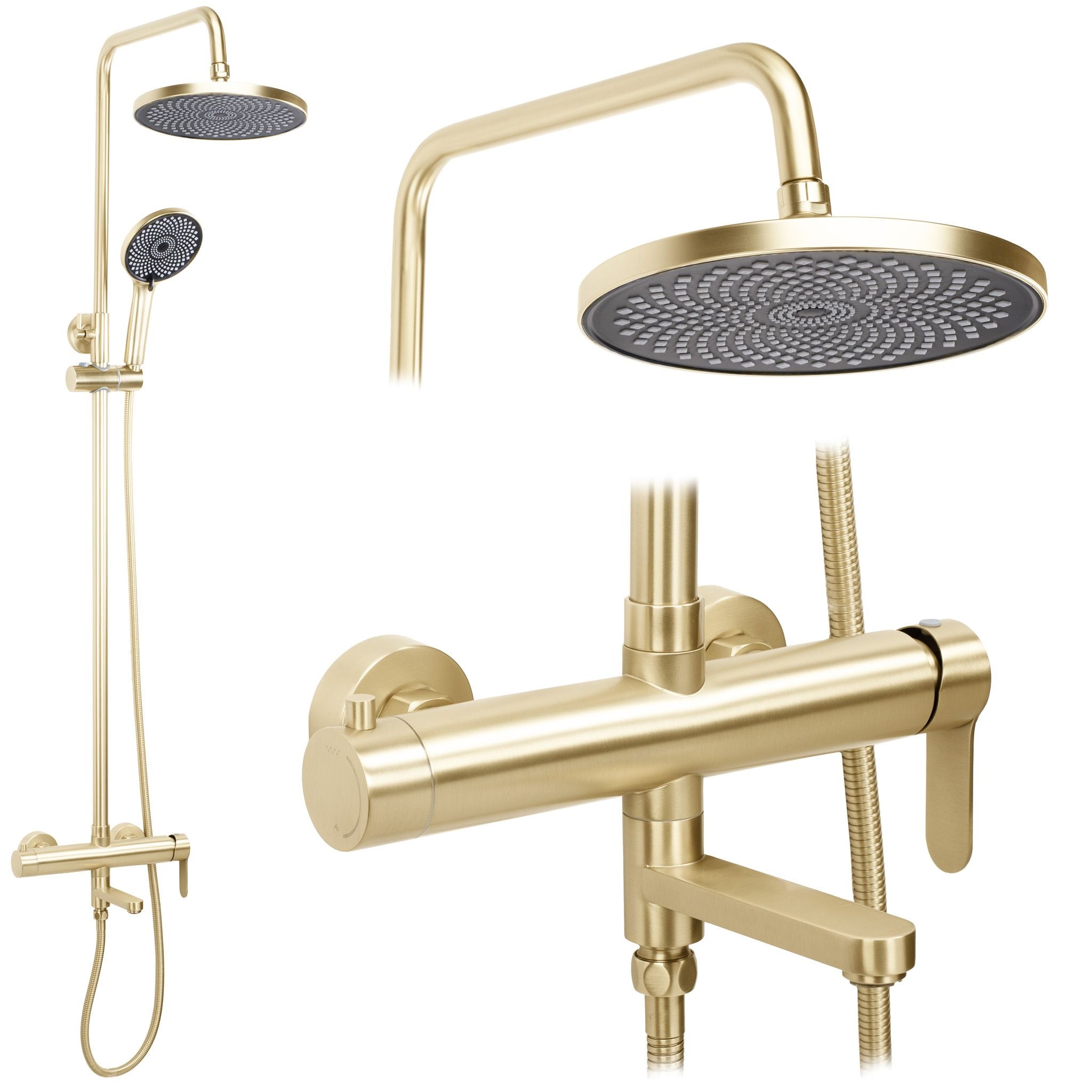 Sprchový Set Rea Arcos brush gold  2
