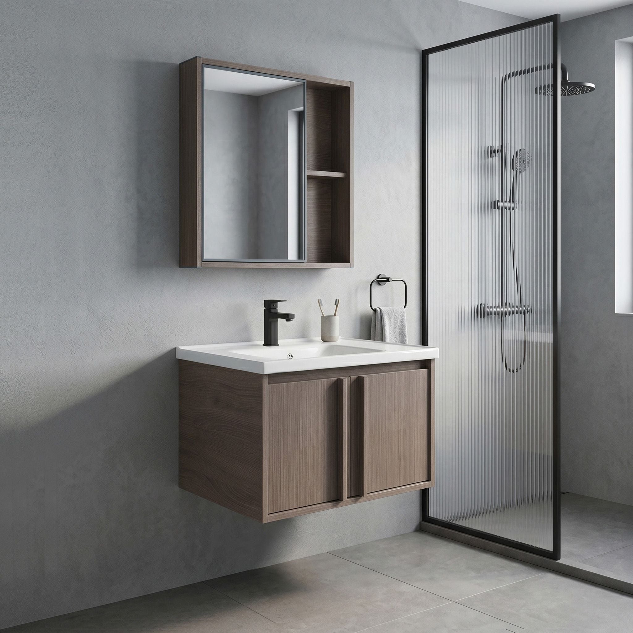 Súprava kúpeľňového nábytku s umývadlom Gama T25023 KJM 60CM  5