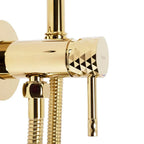 Podomietková bidetová batéria LUNGO LOOP Diamond Gold  9