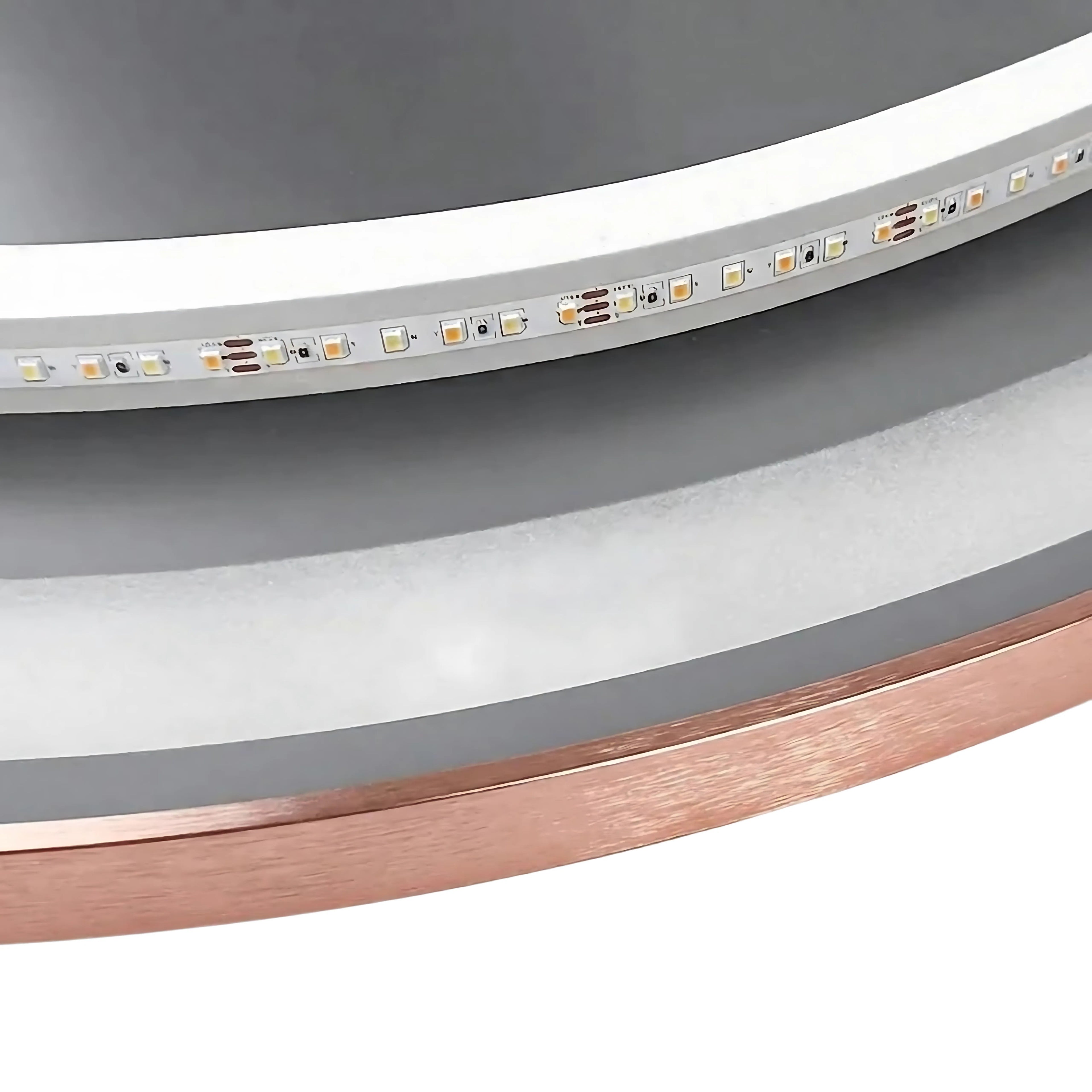 Zrkadlo LED 60cm MMJ BRUSH COPPER  9