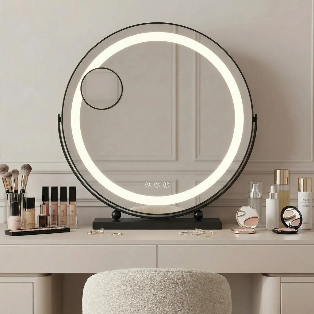 Zrkadlo LED MAKE-UP Black 40 cm  9