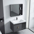 Súprava kúpeľňového nábytku s umývadlom Paris 60cm Grey  9