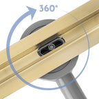Odtokový žľab REA Neox Slim pro Brush Gold 60  9