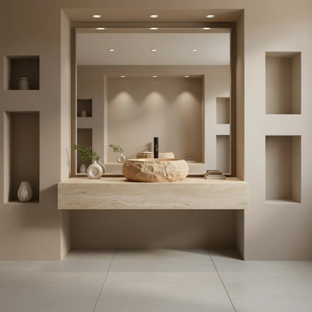 Umývadlo na dosku Mika Light  Terracotta  9