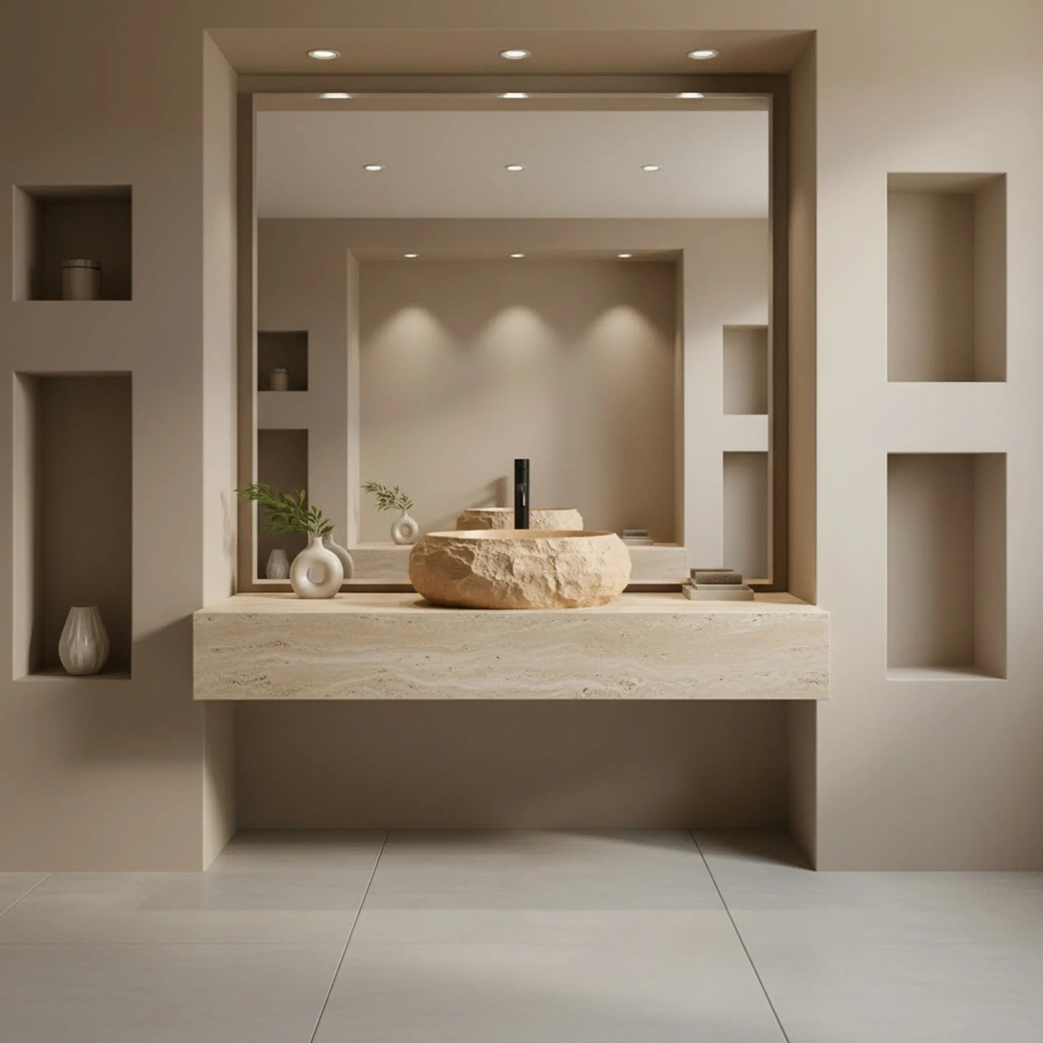Umývadlo na dosku Mika Light  Terracotta  9