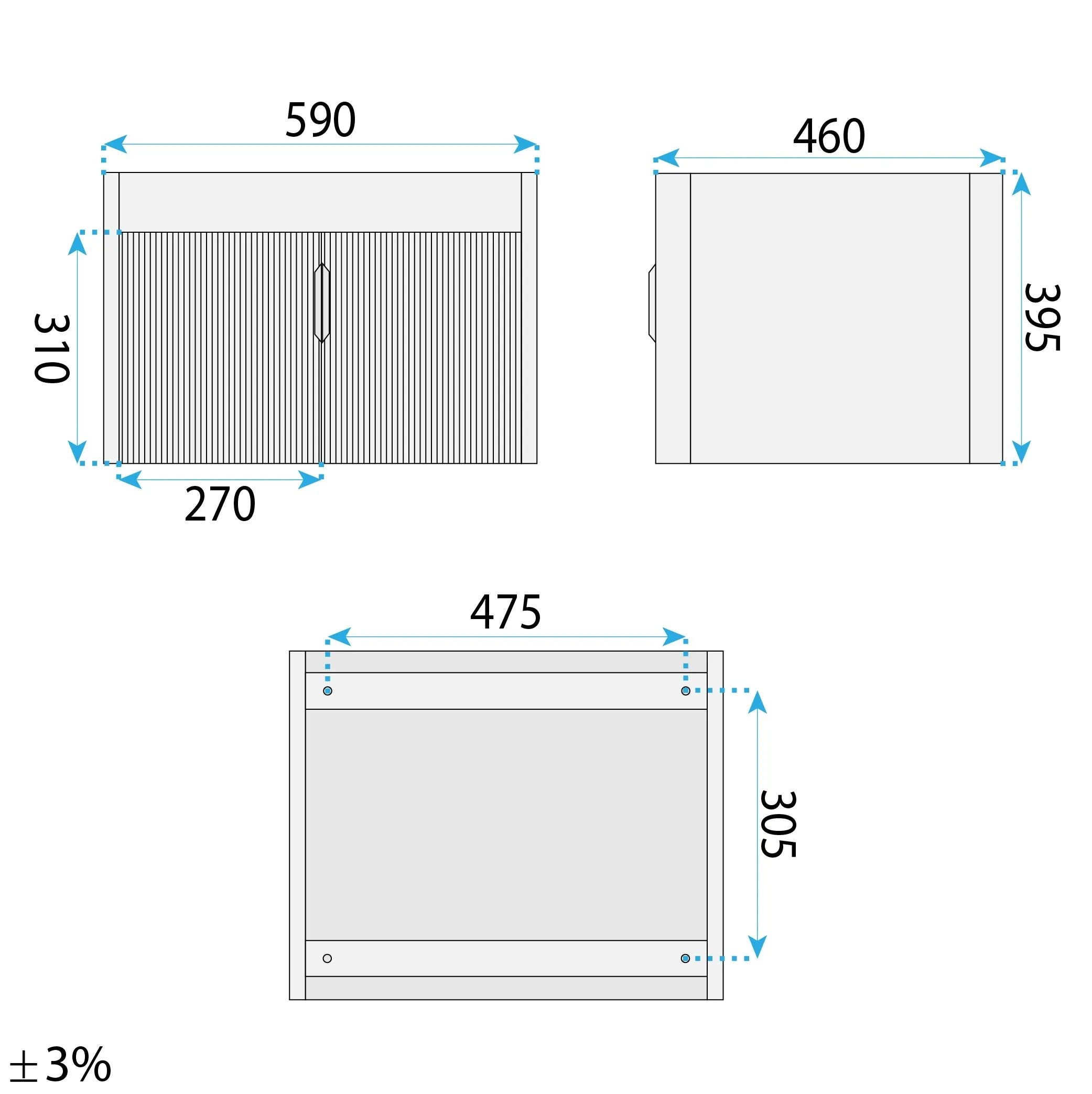 Súprava kúpeľňového nábytku s umývadlom Astor 60cm White  9