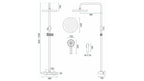 Sprchový set REA Savio Led Chrome  9