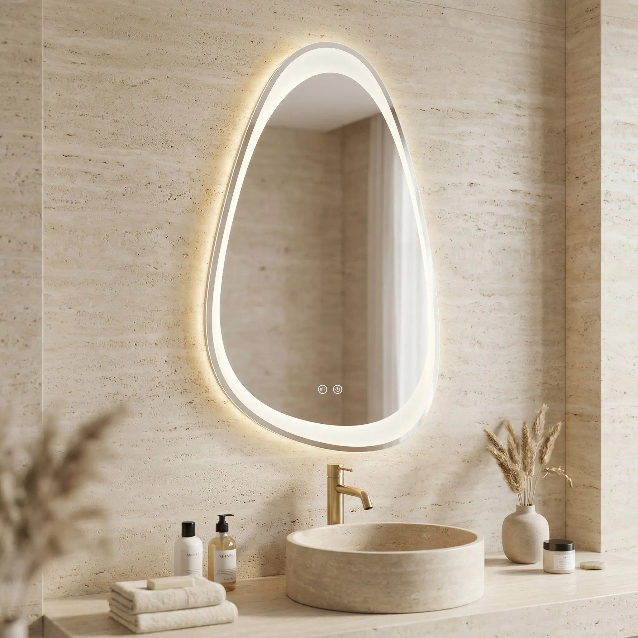 Zrkadlo LED ART 90x50 cm  9