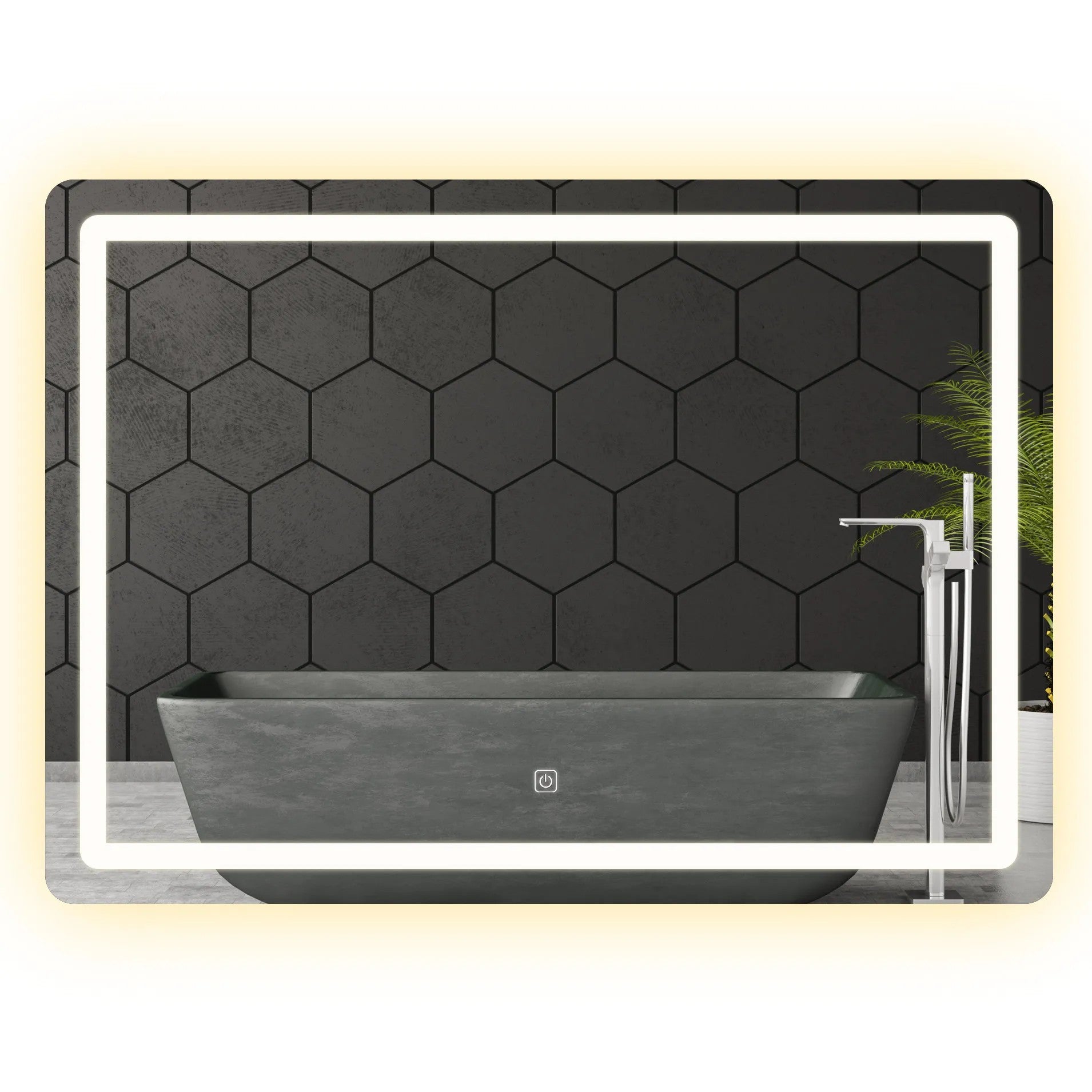 Zrkadlo LED 80x60cm P10407  9