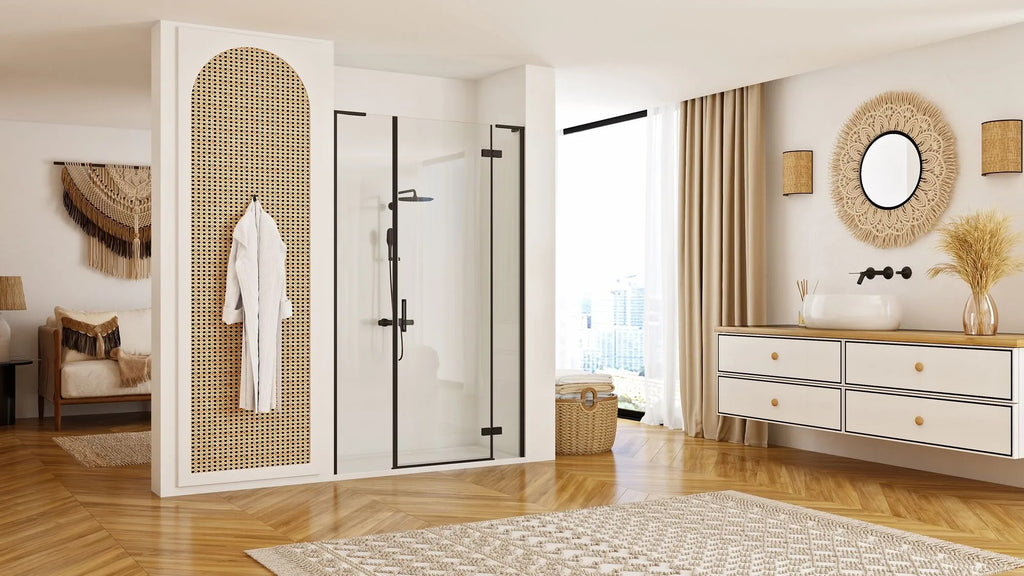 Sprchové dvere Rea Hugo 130 Black  9