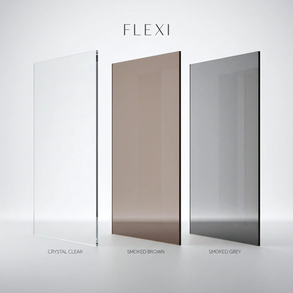 Sprchová zástena Rea Flexi Brown/ Brush Copper 100  9