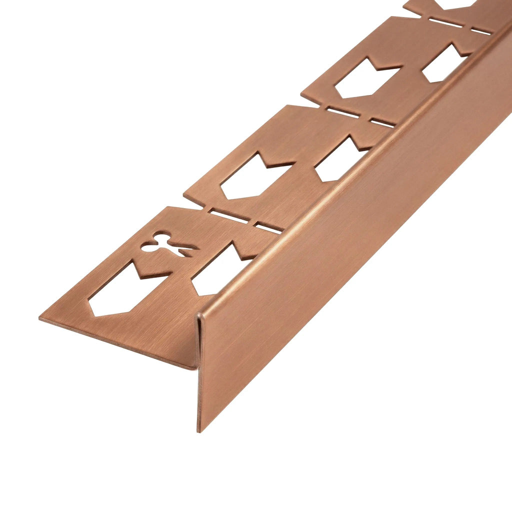 Spádová lišta sprchovej vaničky 100 cm Brush Copper právy 9