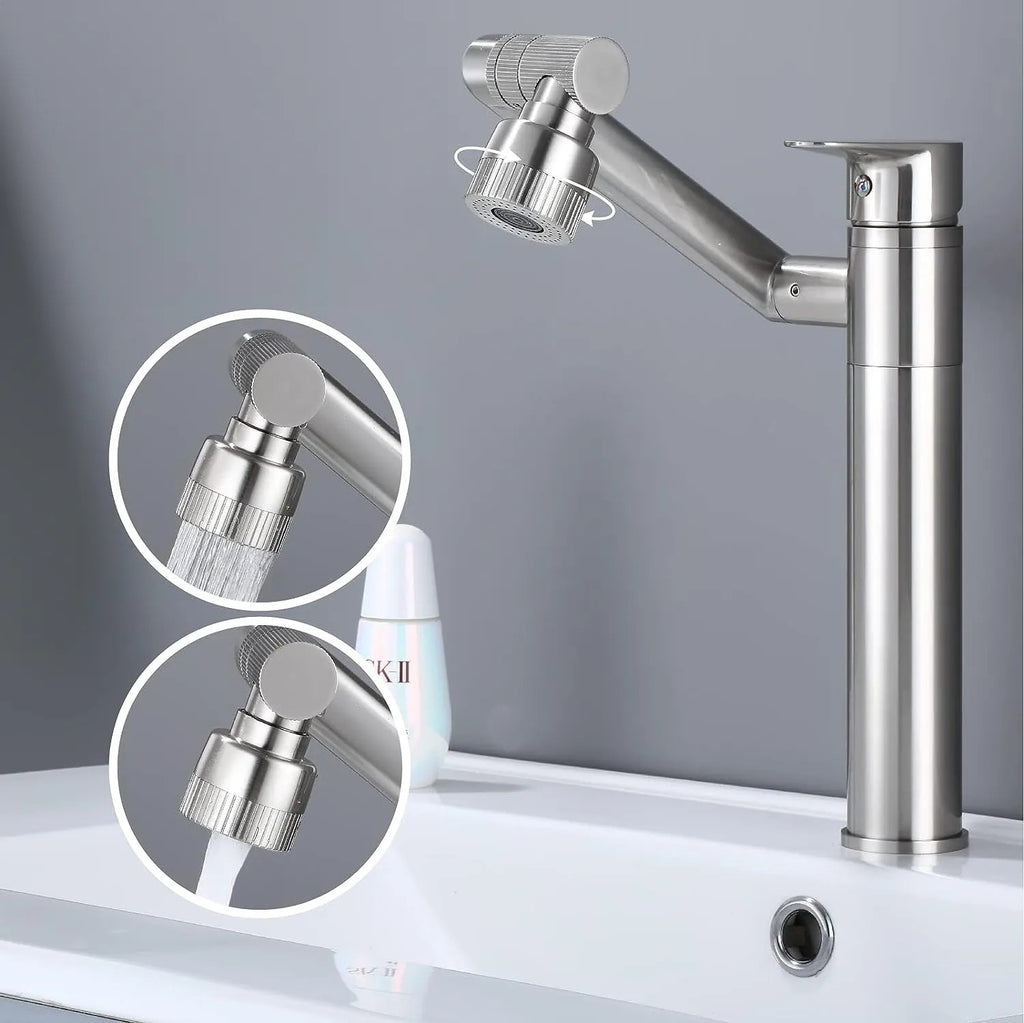 Koupelnová baterie REA PACO Nickel Brush INOX High  9