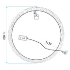 Zrkadlo LED 60cm 107  9