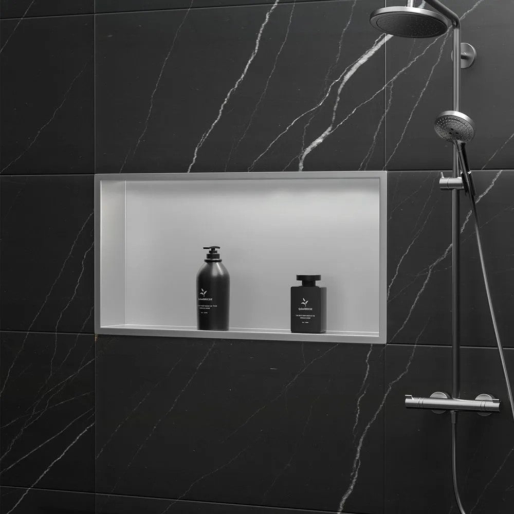 bathroom shelf 30x60 steel brush  9