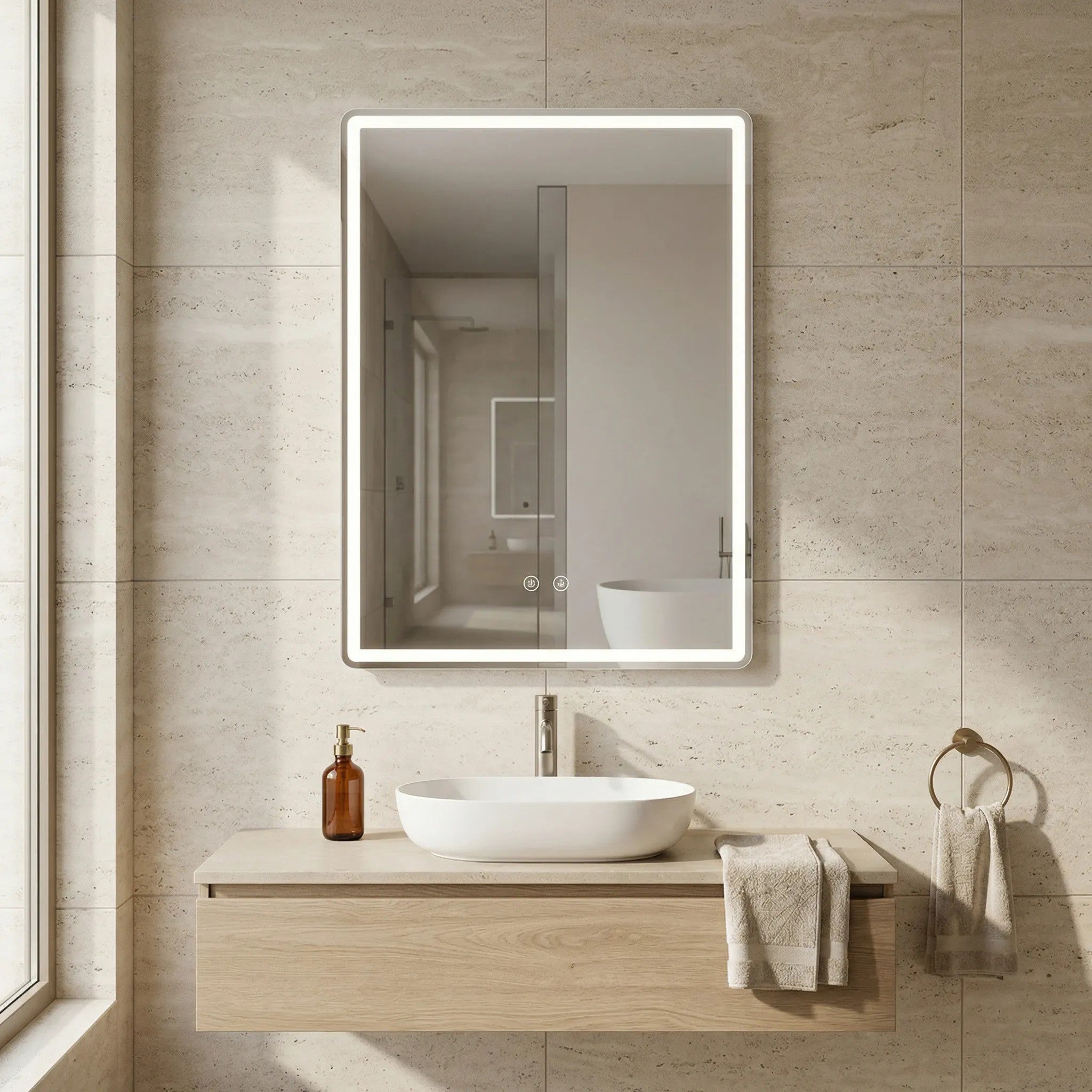 Zrkadlo LED MARLO 80X60  9