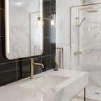 Umývadlová batéria REA Foster Brush Gold  High  9