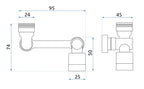 OTOČNÉ NADSTAVENIE REA COLT CHROM  9