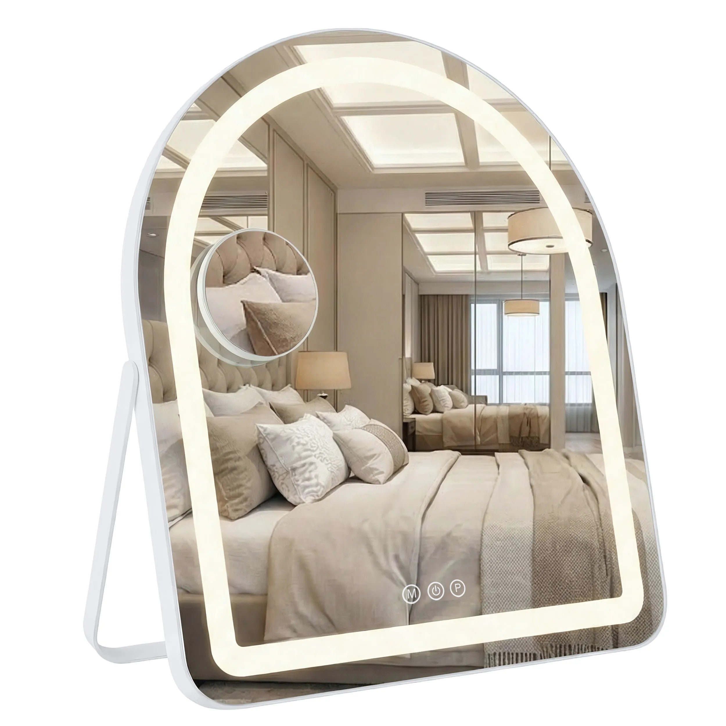 Zrkadlo LED GLAM White 40x45cm  9