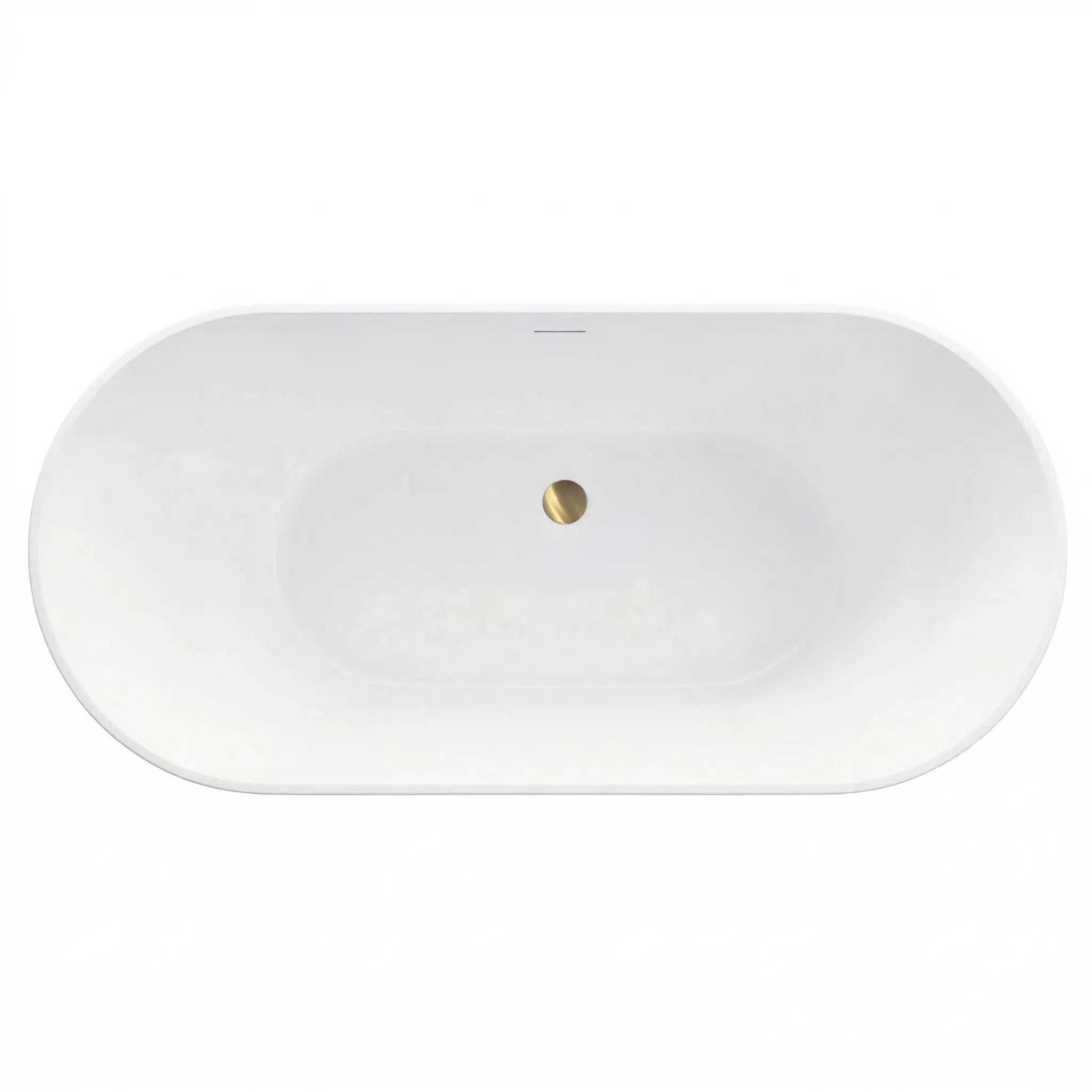 Voľne stojaca vaňa REA FERRANO 160 cm Kartáčované zlato krytka zátky 9