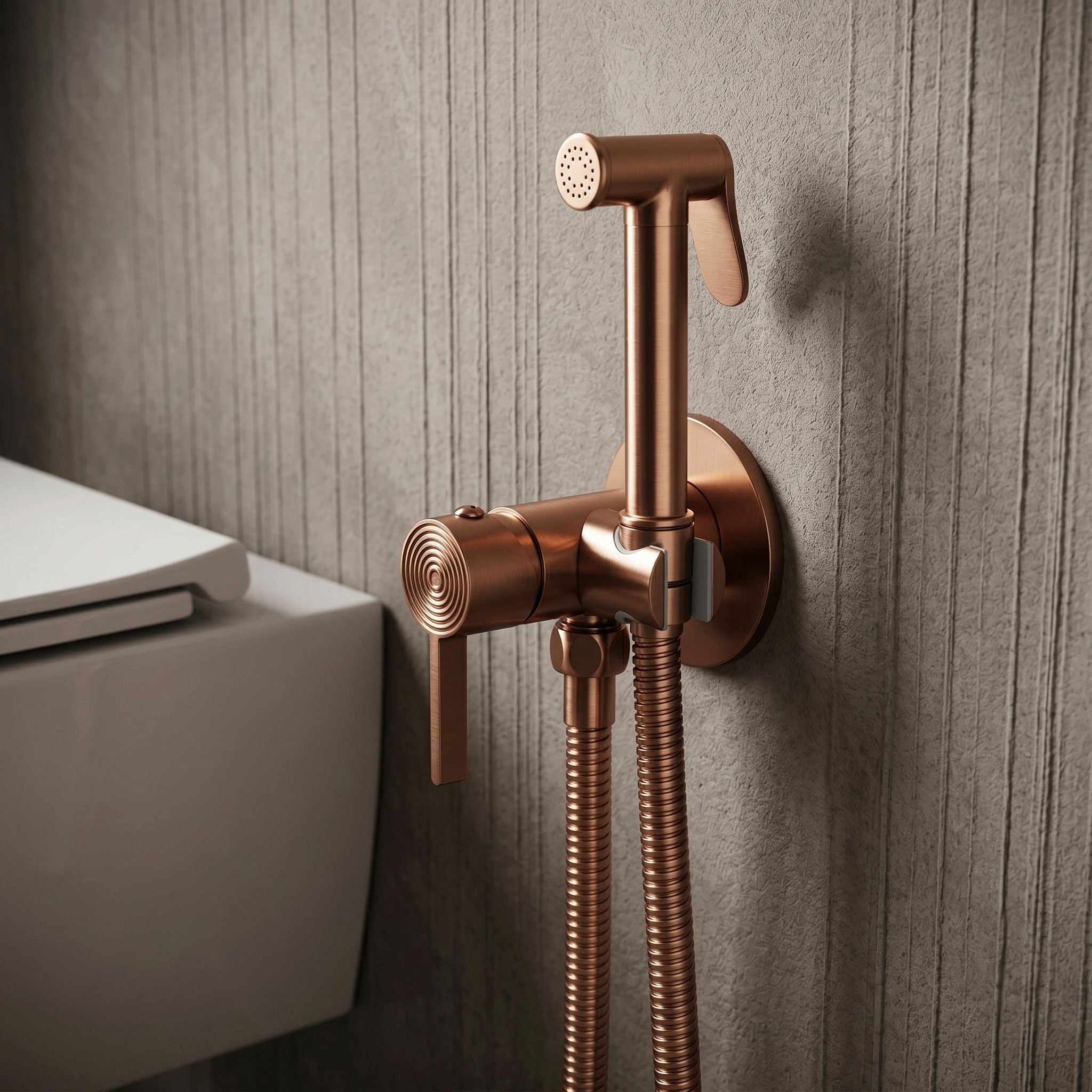 Bidetová batéria Rea Foster Brush Copper  2