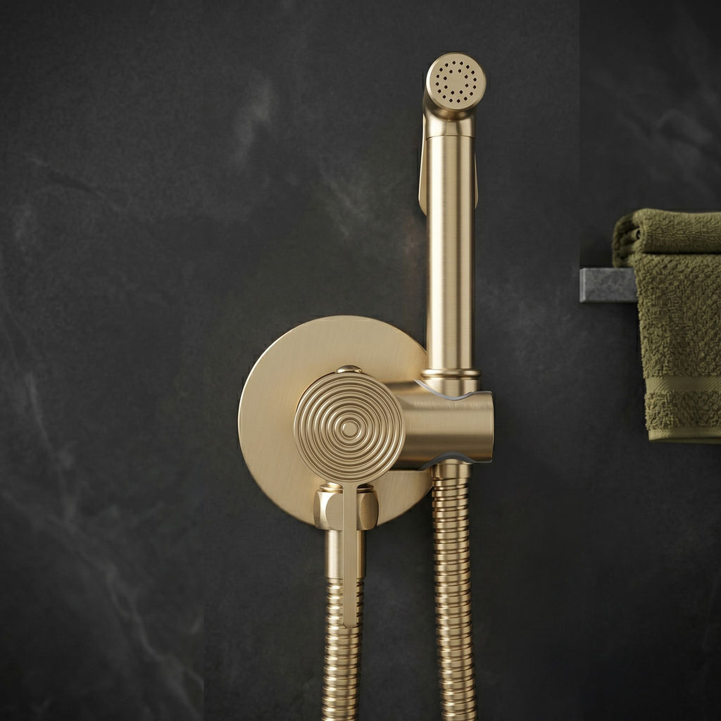 Bidetová batéria Rea Foster Brush Gold  4