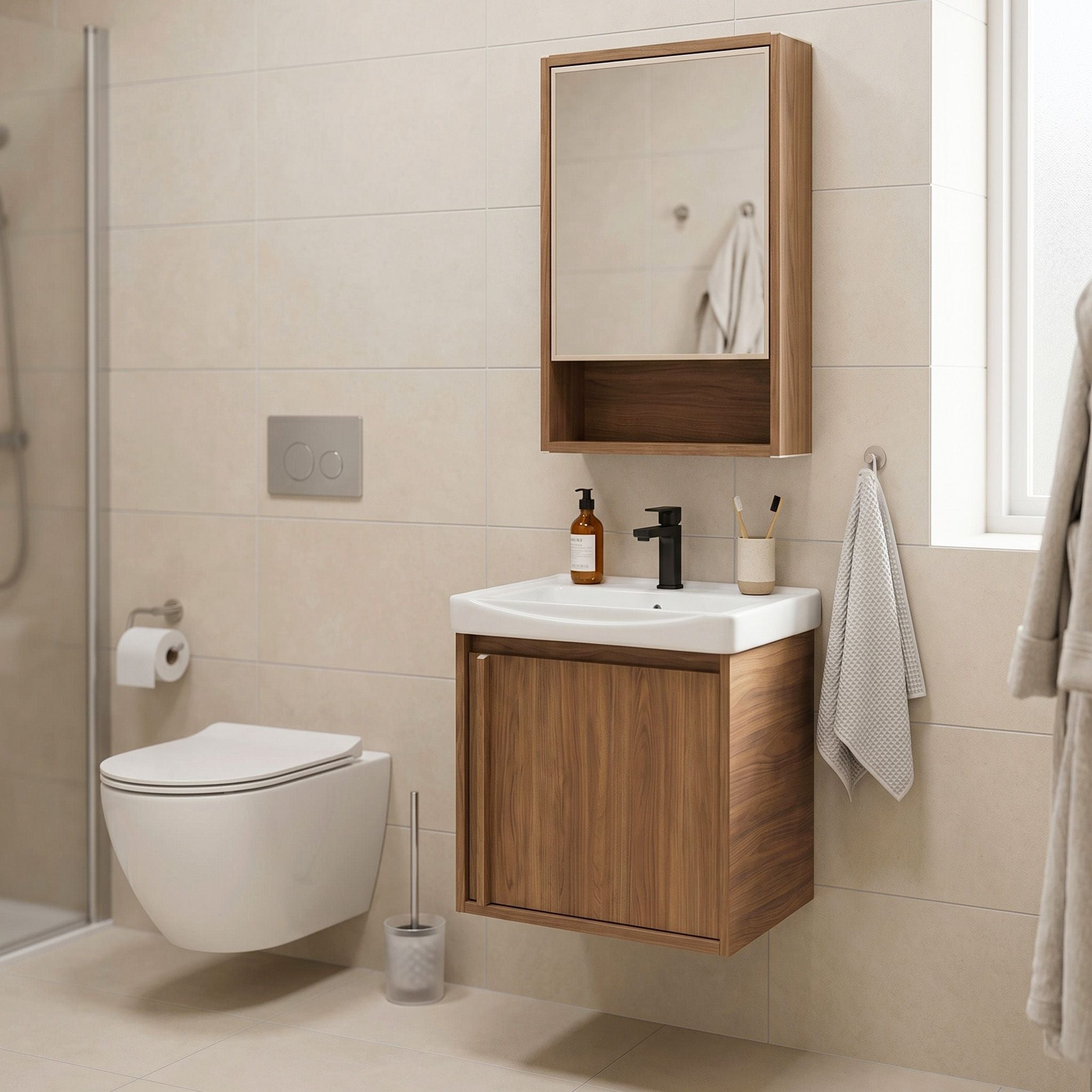 Súprava kúpeľňového nábytku s umývadlom Gama T25023 HHL 50CM  5