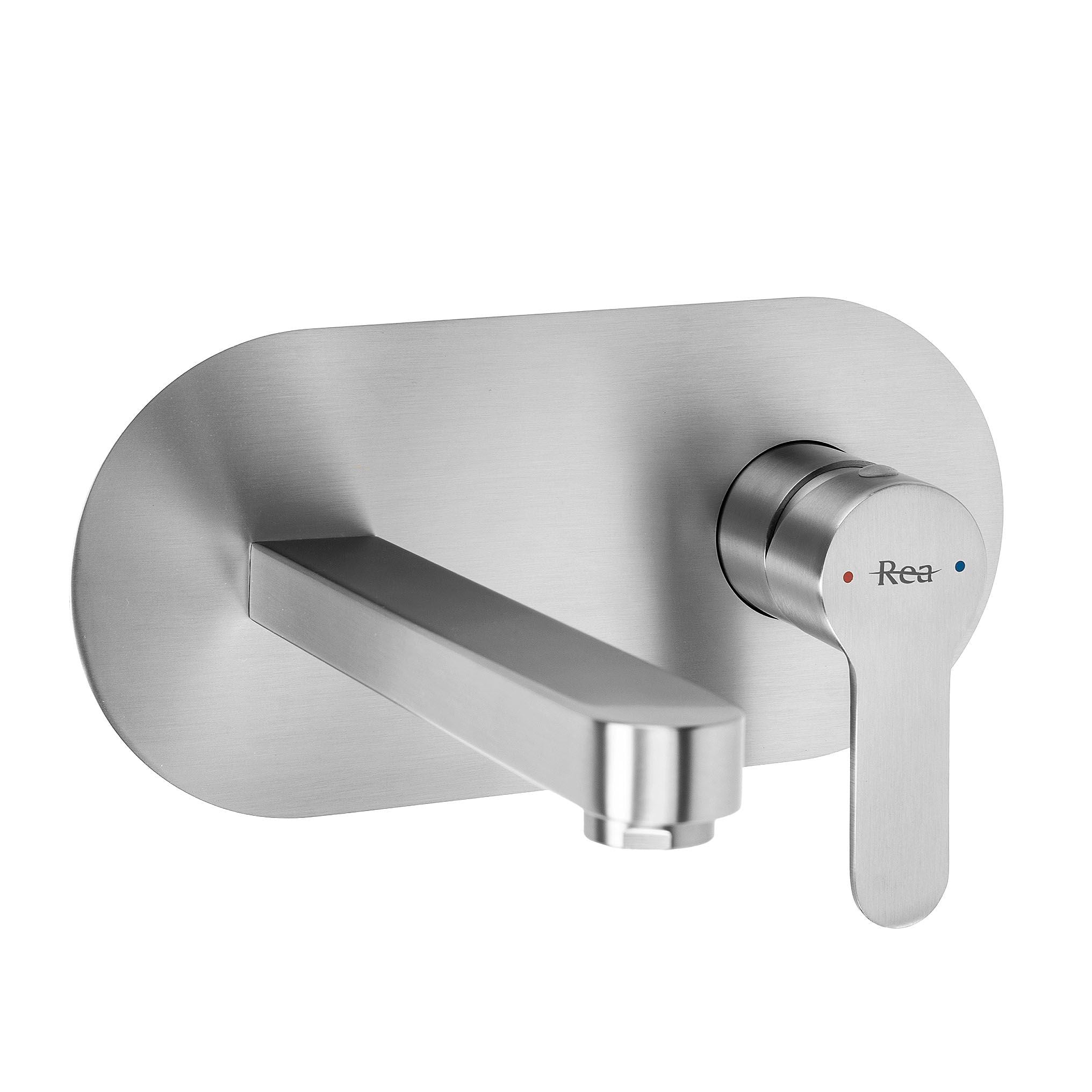 Podomietková vaňová batéria REA Arcos Brush Nickel  1