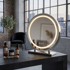 Zrkadlo LED MAKE-UP Chrome 40 cm  3