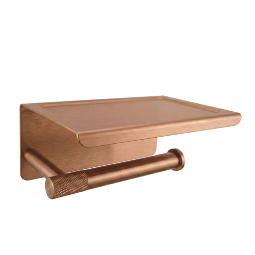 Držiak na toaletný papier s poličkou 6613 Modern Copper Brush  1