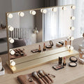 Zrkadlo LED HOLLYWOOD L.Gold 80x60  1