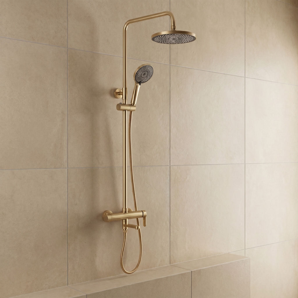 Sprchový Set Rea Arcos brush gold  1