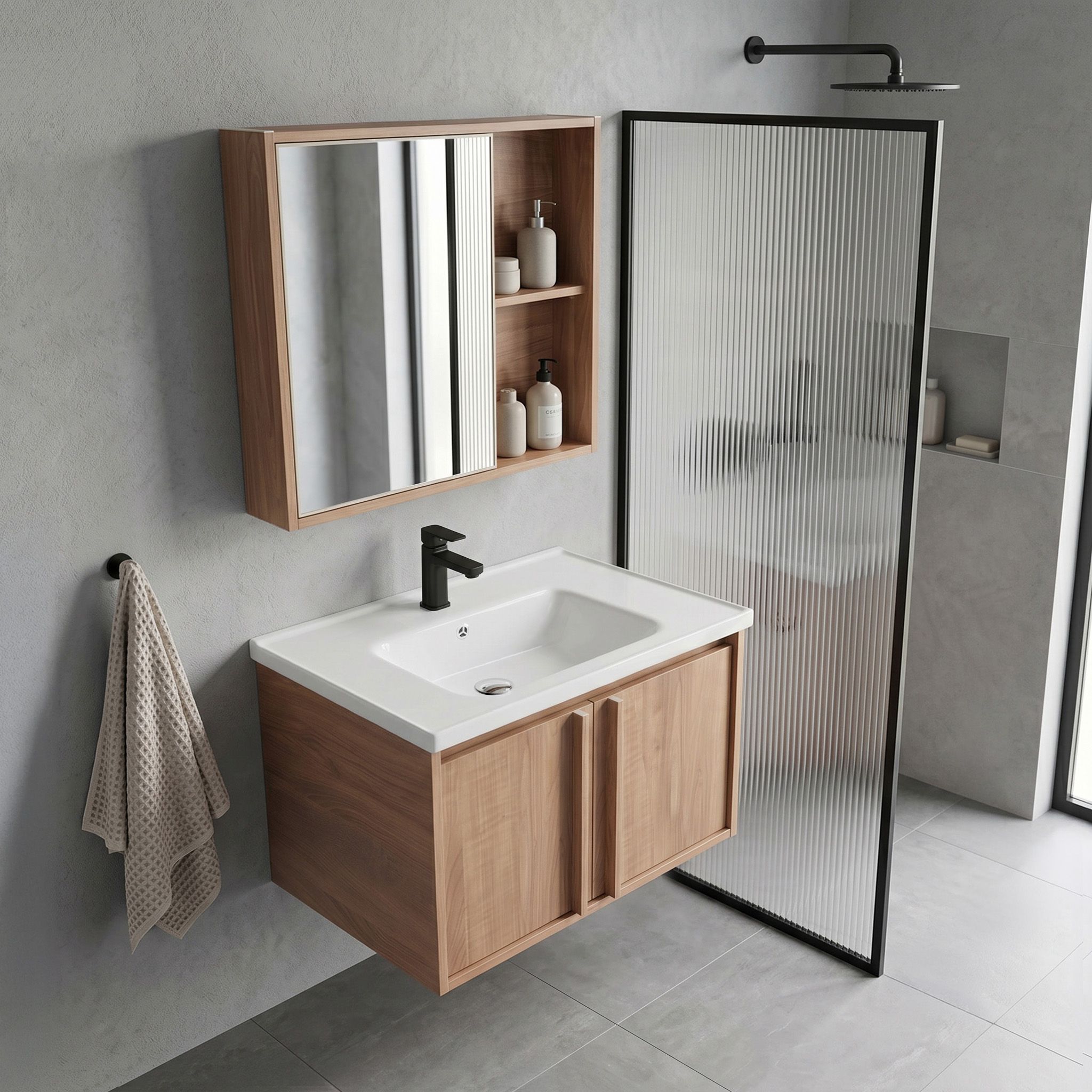 Súprava kúpeľňového nábytku s umývadlom Gama T25023 HHL 60CM  4