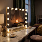 Zrkadlo LED HOLLYWOOD L.Gold 80x60  3