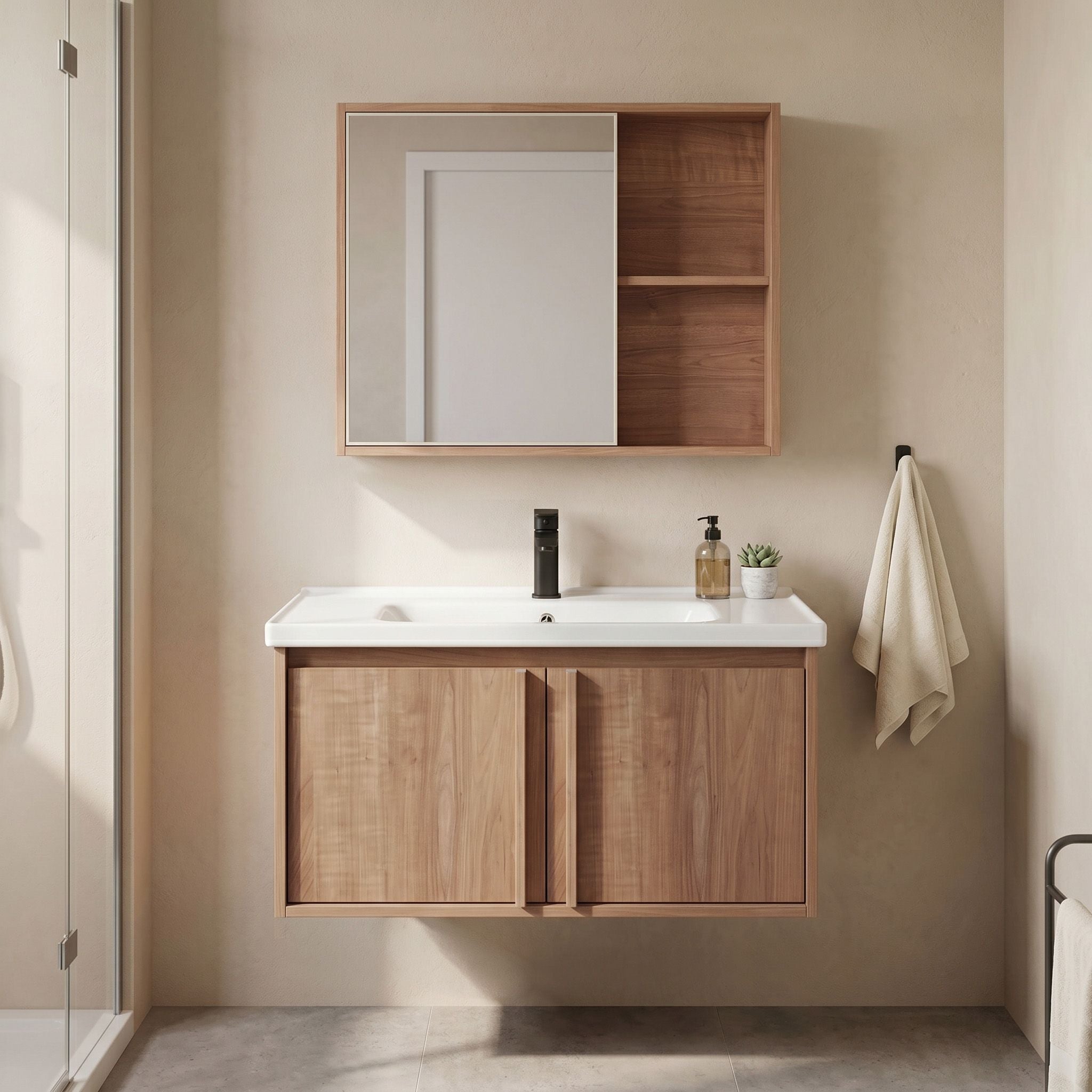 Súprava kúpeľňového nábytku s umývadlom Gama T25023 HHL 80CM  1