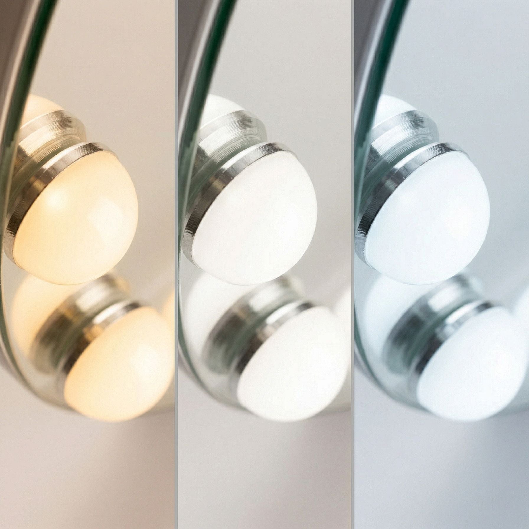 Zrkadlo LED HOLLYWOOD L. Gold 50 cm  4