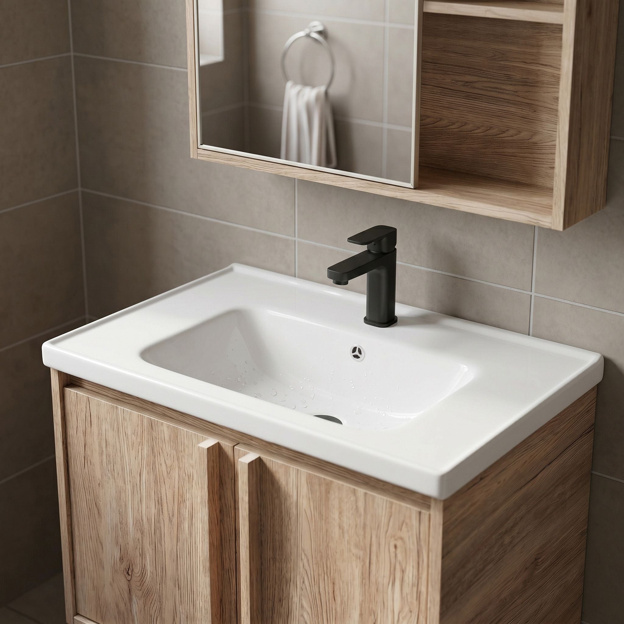 Súprava kúpeľňového nábytku s umývadlom Gama T25023 QHM 60CM  7