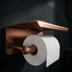 Držiak na toaletný papier s poličkou 6613 Modern Copper Brush  6