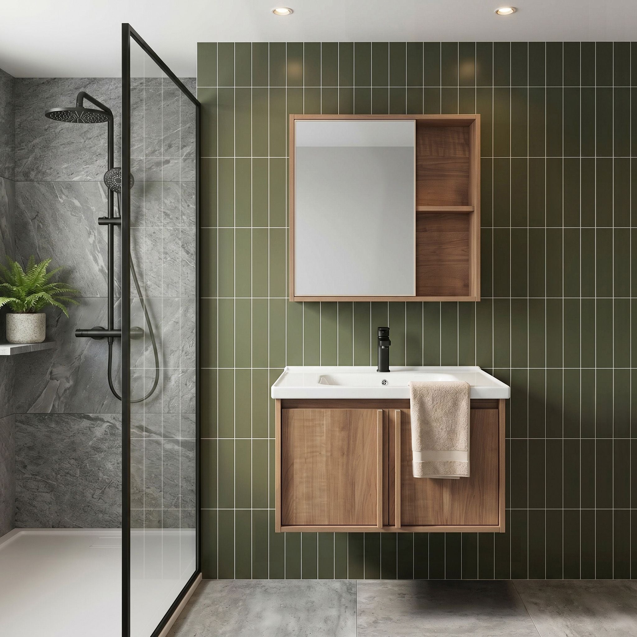 Súprava kúpeľňového nábytku s umývadlom Gama T25023 HHL 60CM  5