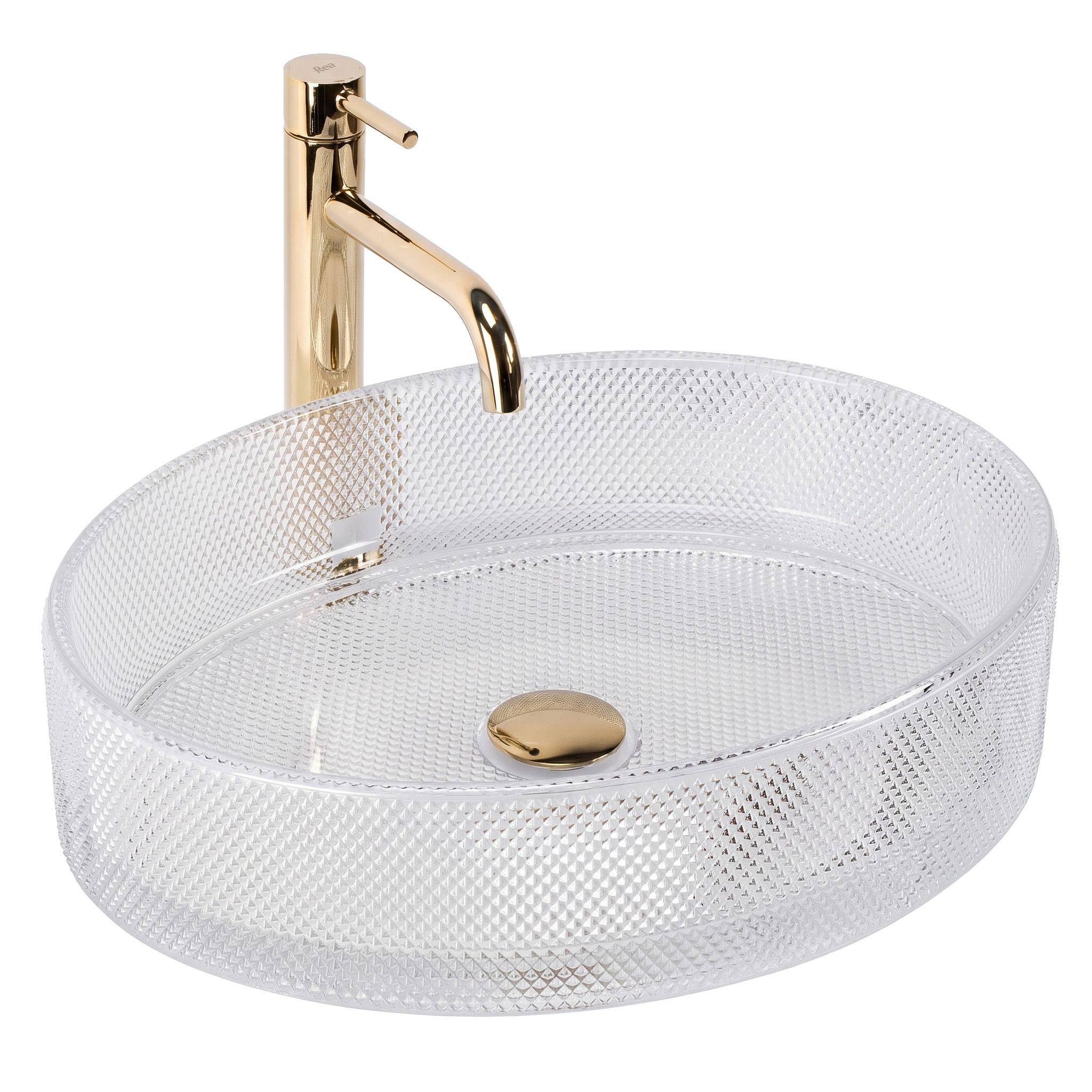 Umývadlo na dosku REA Mirella Transparent  2